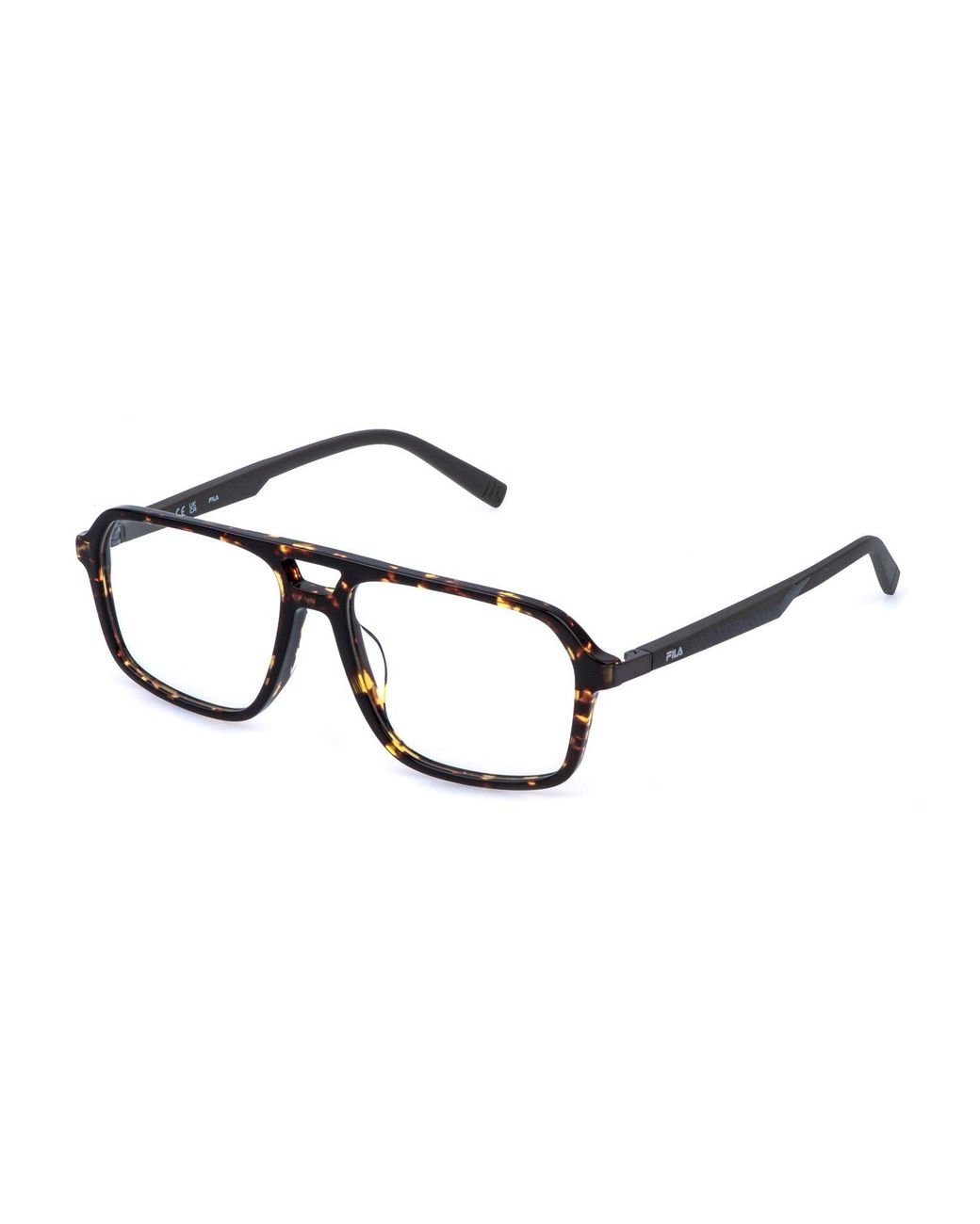 Fila Black Vfia94 779 Optical Frames Acetate Squared for men
