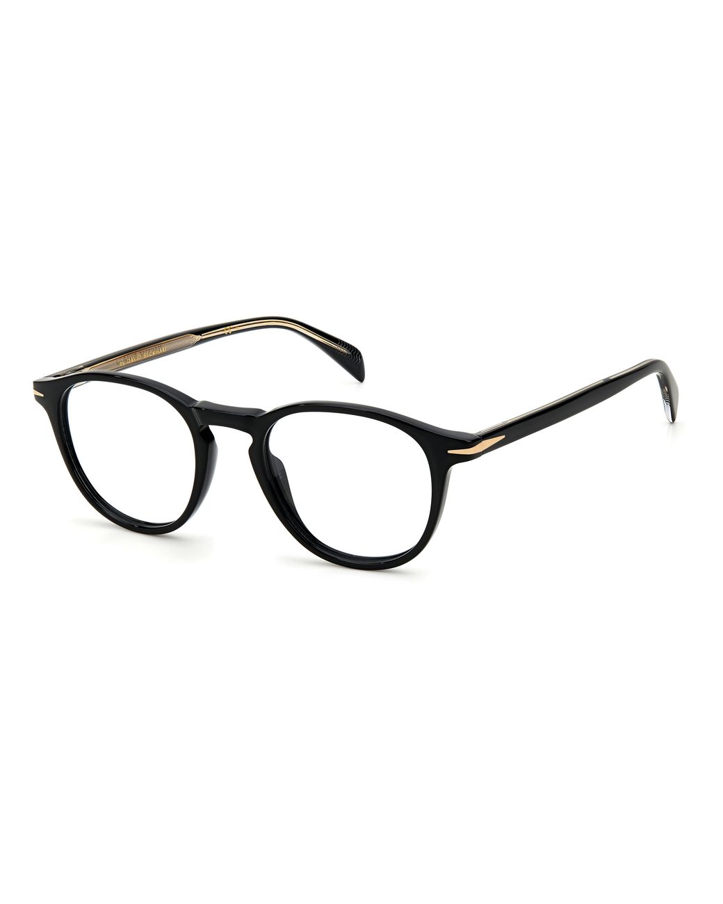 David Beckham Black Db 1018 807 Optical Frames Acetate Round for men