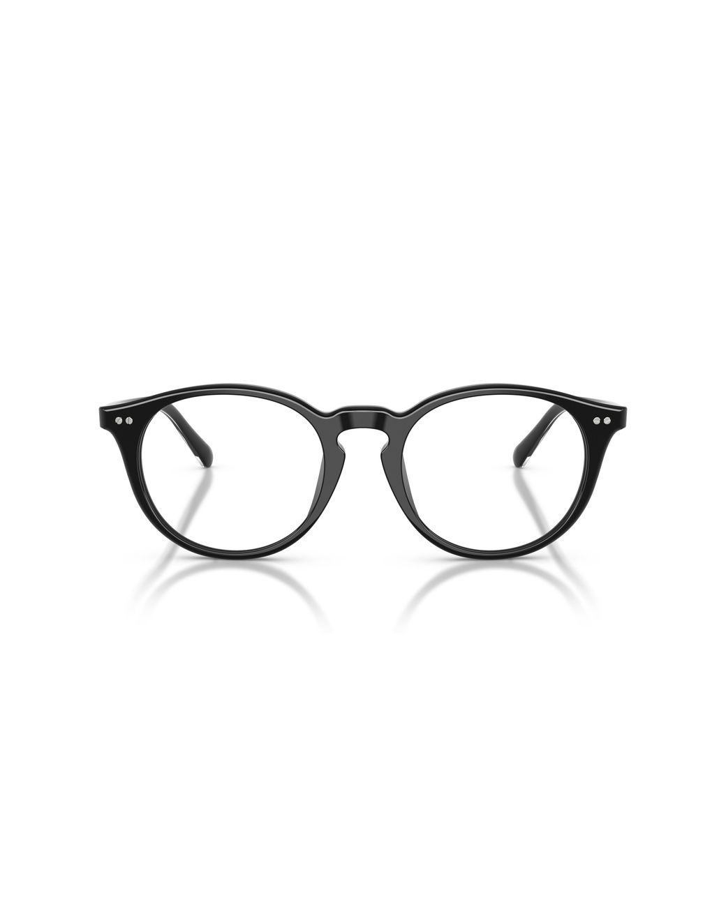 Ralph Lauren Black Rl6263U 5001 Optical Frames Acetate Transparent Round Normal for men