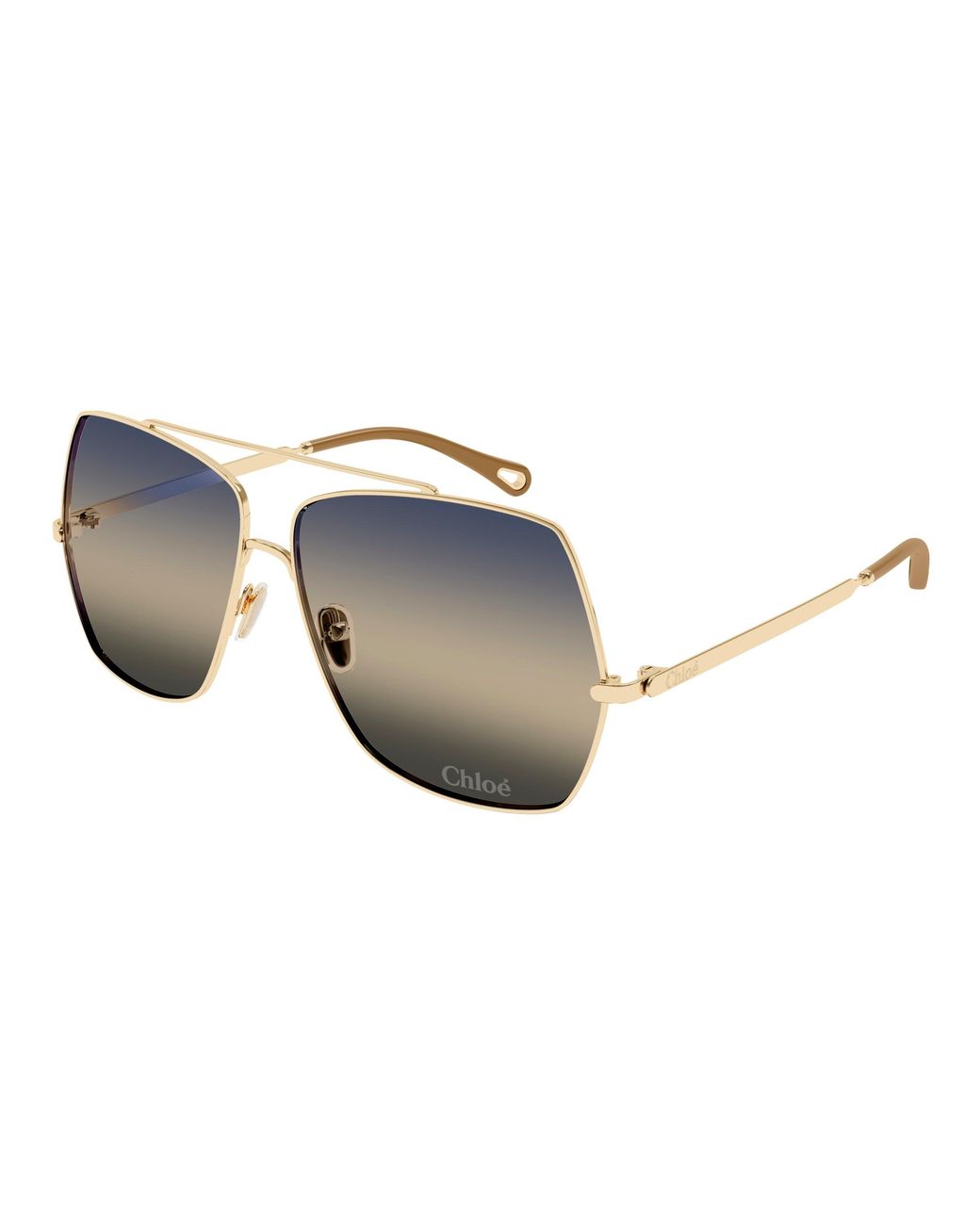 Chloé Black Ch0278S 006 Sunglasses Metal Squared