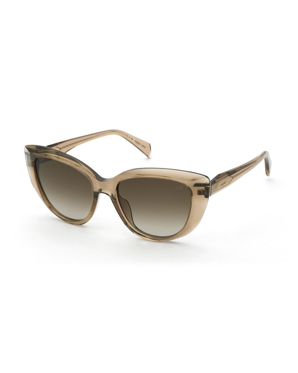 Blumarine Black Sbm242S 0Xaq Sunglasses Acetate Butterfly Normal Nuanced