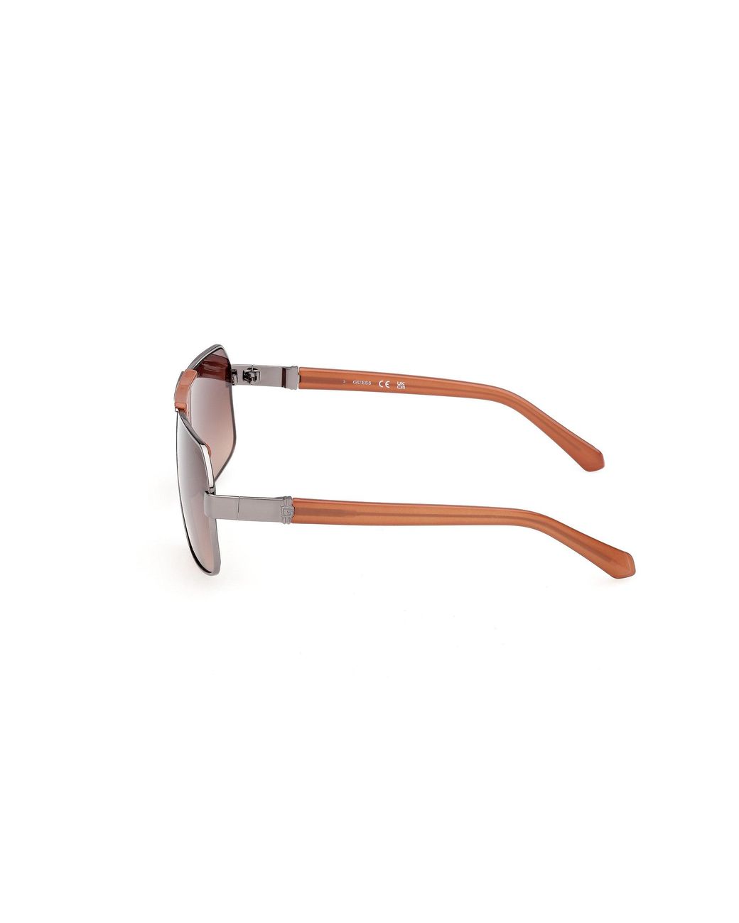 Guess Black Gu00305 08F Sunglasses Metal Squared Normal for men