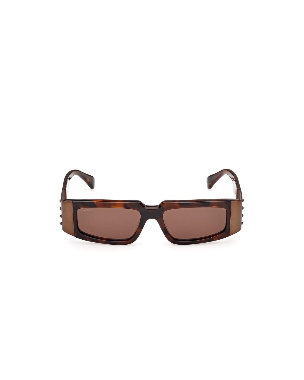 Max Mara Black Mm0217 52E Sunglasses Acetate Squared Normal