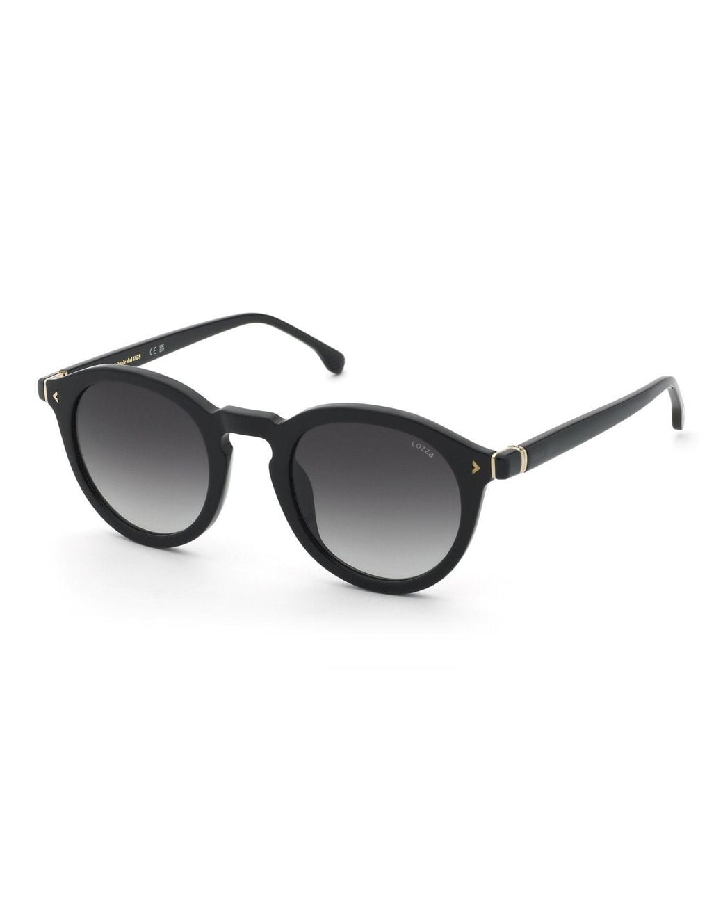 Lozza Black Sl4398 Pescara 4 700 Sunglasses Acetate Smoke Pantos Normal Shaded for men