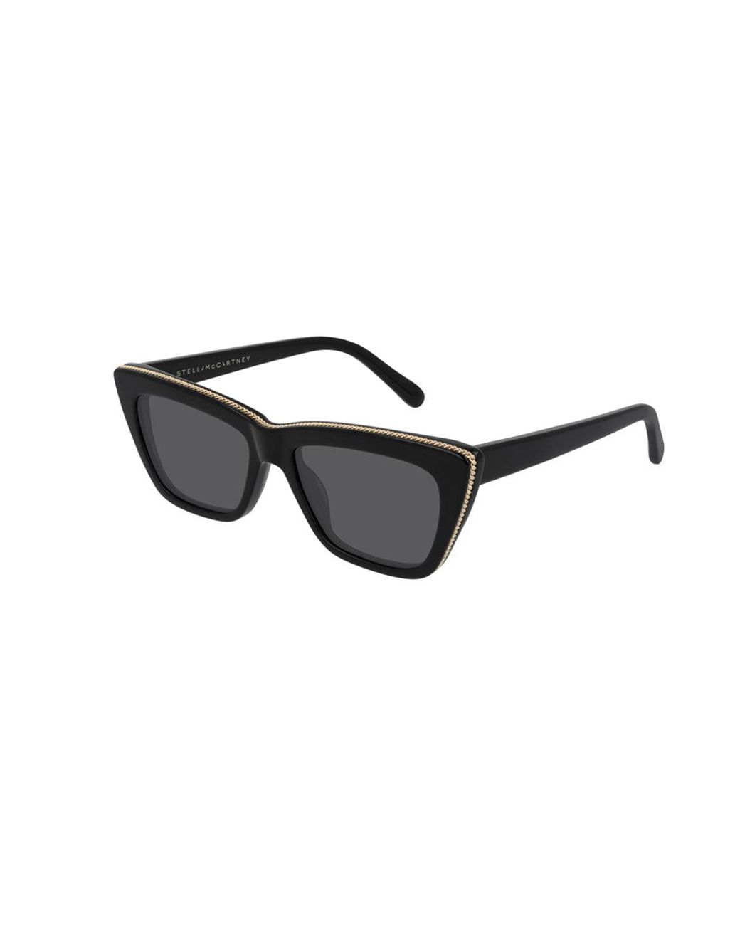 Stella McCartney Black Sc0188S 005 Outlet Sunglasses Acetate Squared Normal