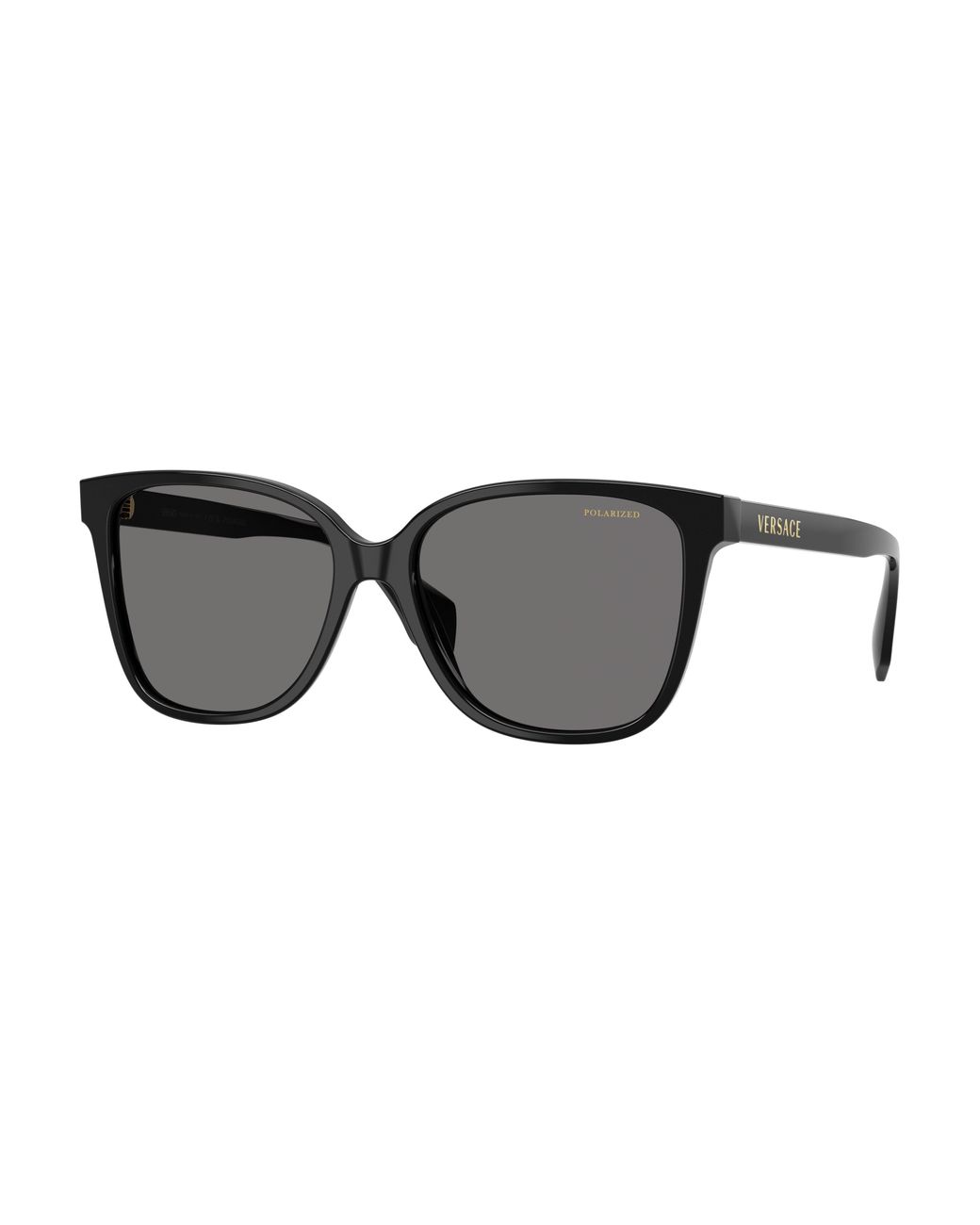 Versace Black Ve4523 Gb1/81 Sunglasses Acetate Butterfly Polarized