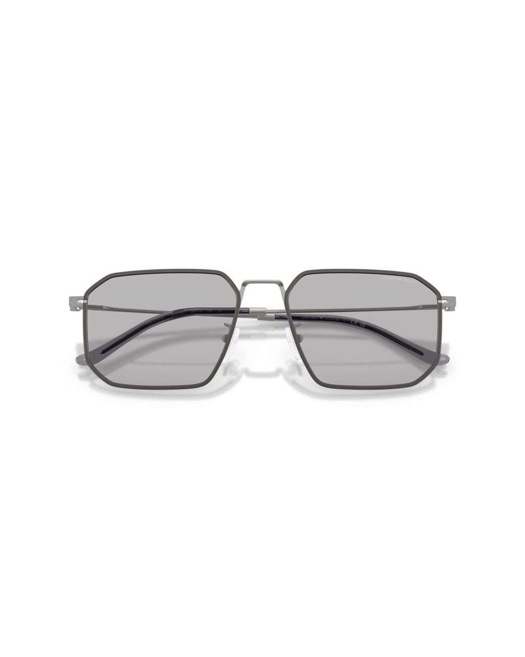 Emporio Armani Black Ea2165D 300387 Sunglasses Metal Geometric Normal for men