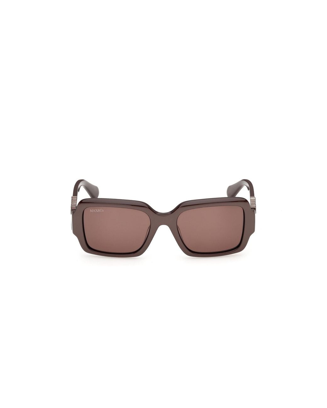 MAX&Co. Black Mo0168 50E Sunglasses Acetate Squared Normal