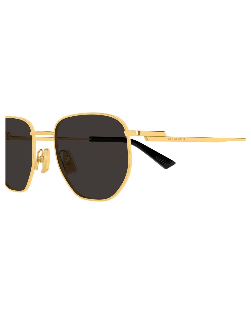 Bottega Veneta Black Bv1301S 005 Sunglasses Metal Round