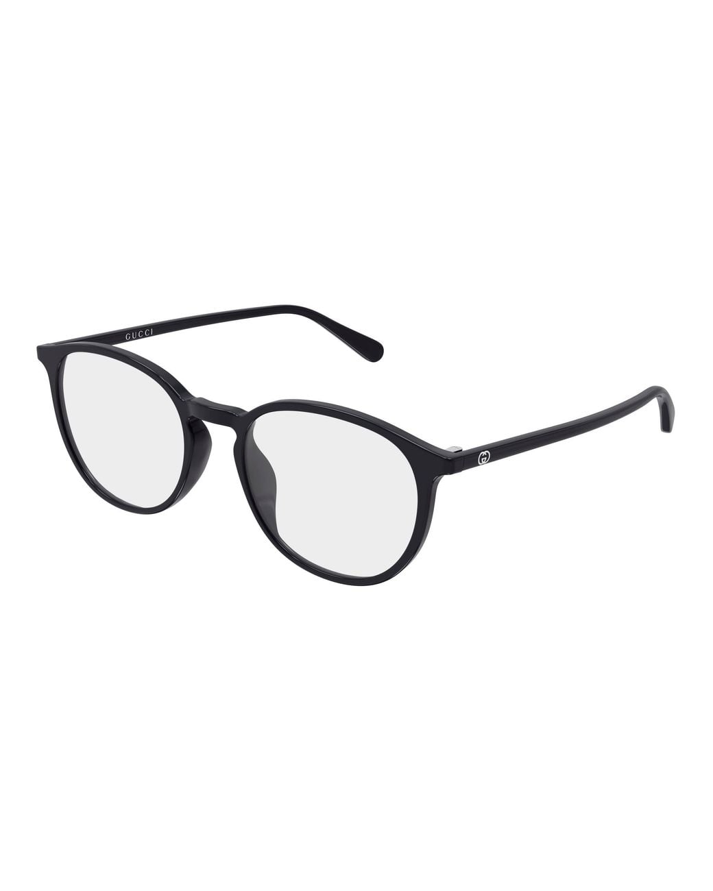 Gucci Black Gg2266Oa 004 Montature Da Vista Acetato Trasparente Rotonda