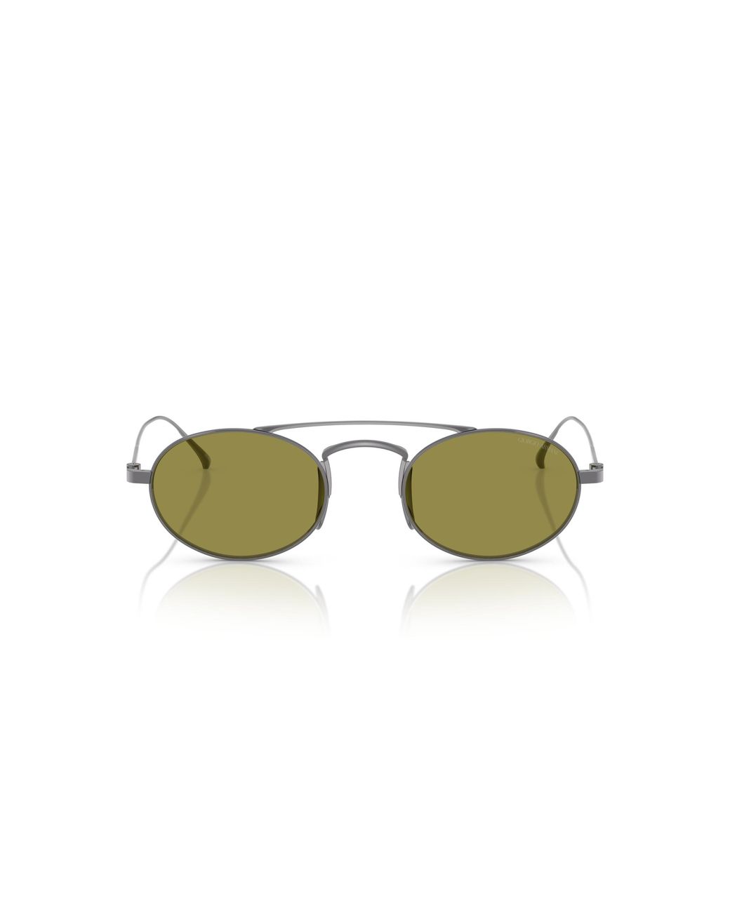 Giorgio Armani Black Ar6161T 3385/2 Sunglasses Titanium Round Normal for men