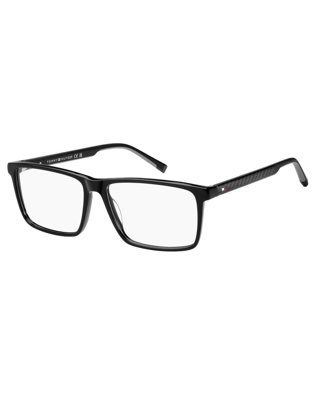 Tommy Hilfiger Black Th 2198 807 Optical Frames Acetate Squared Normal for men