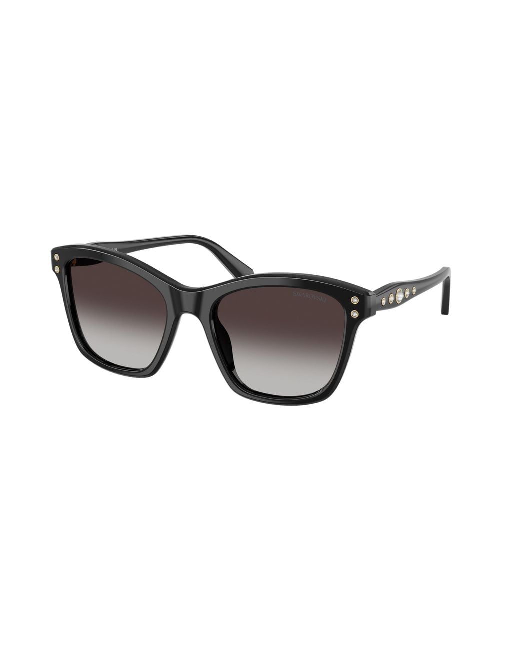 Swarovski Black Sk6063 10018G Sunglasses Acetate Squared Normal Nuanced