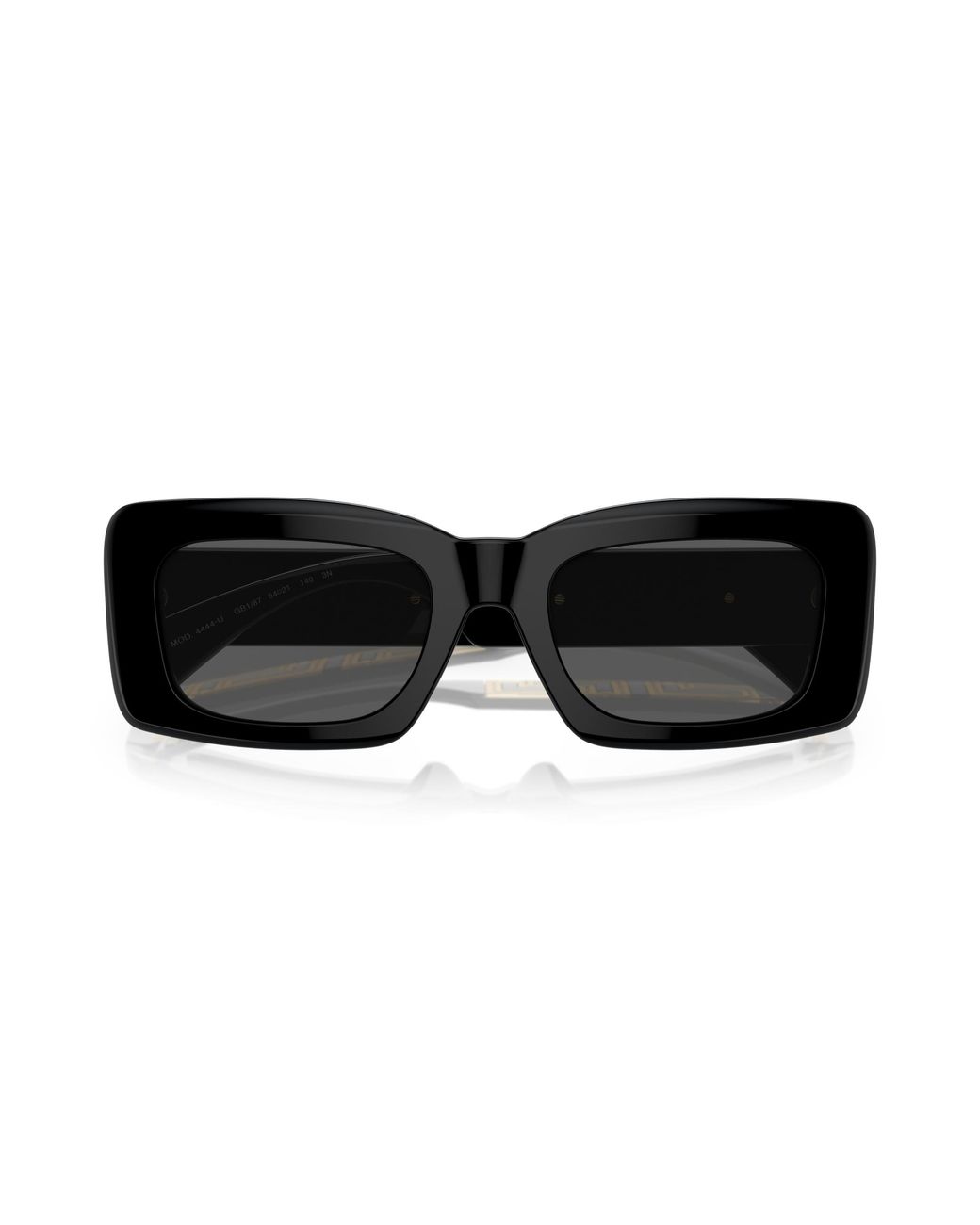 Versace Black Ve4444U Gb1/87 Sunglasses Acetate Squared Normal