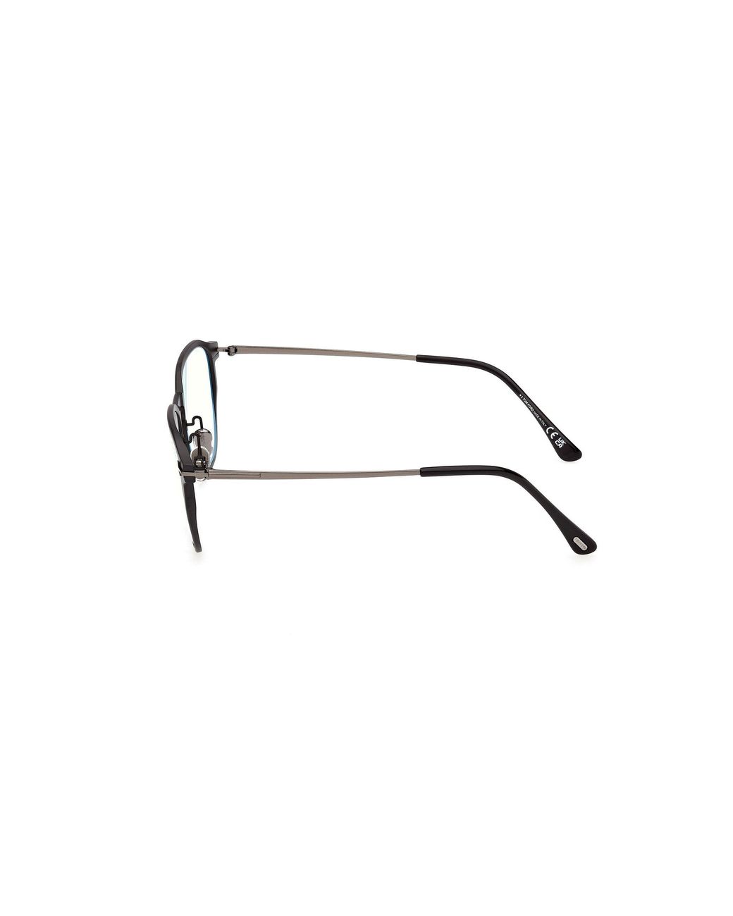 Tom Ford Black Ft6087-B 005 Optical Frames Metal Squared Normal for men