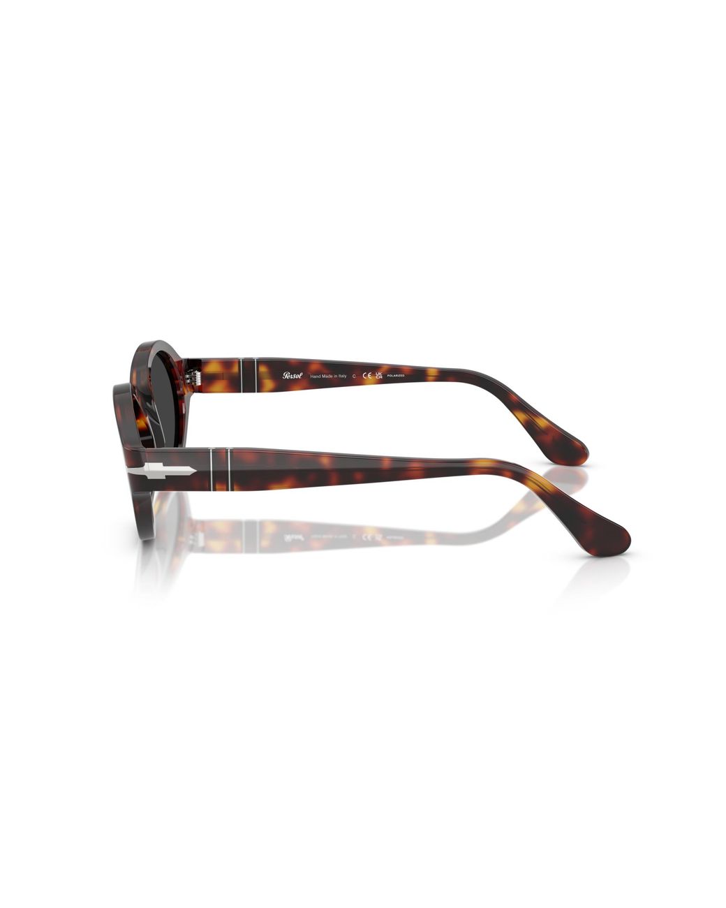 Persol Black Po3378S Loris 24/48 Sunglasses Acetate Round Polarized