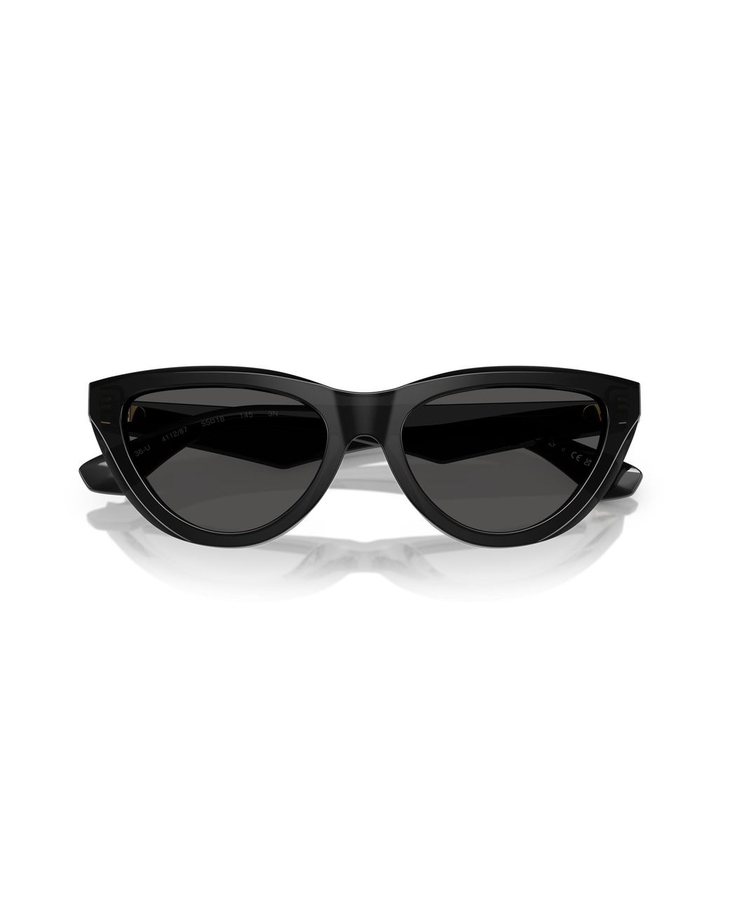Burberry Black Be4436U 411287 Sunglasses Acetate Cat Eye Normal