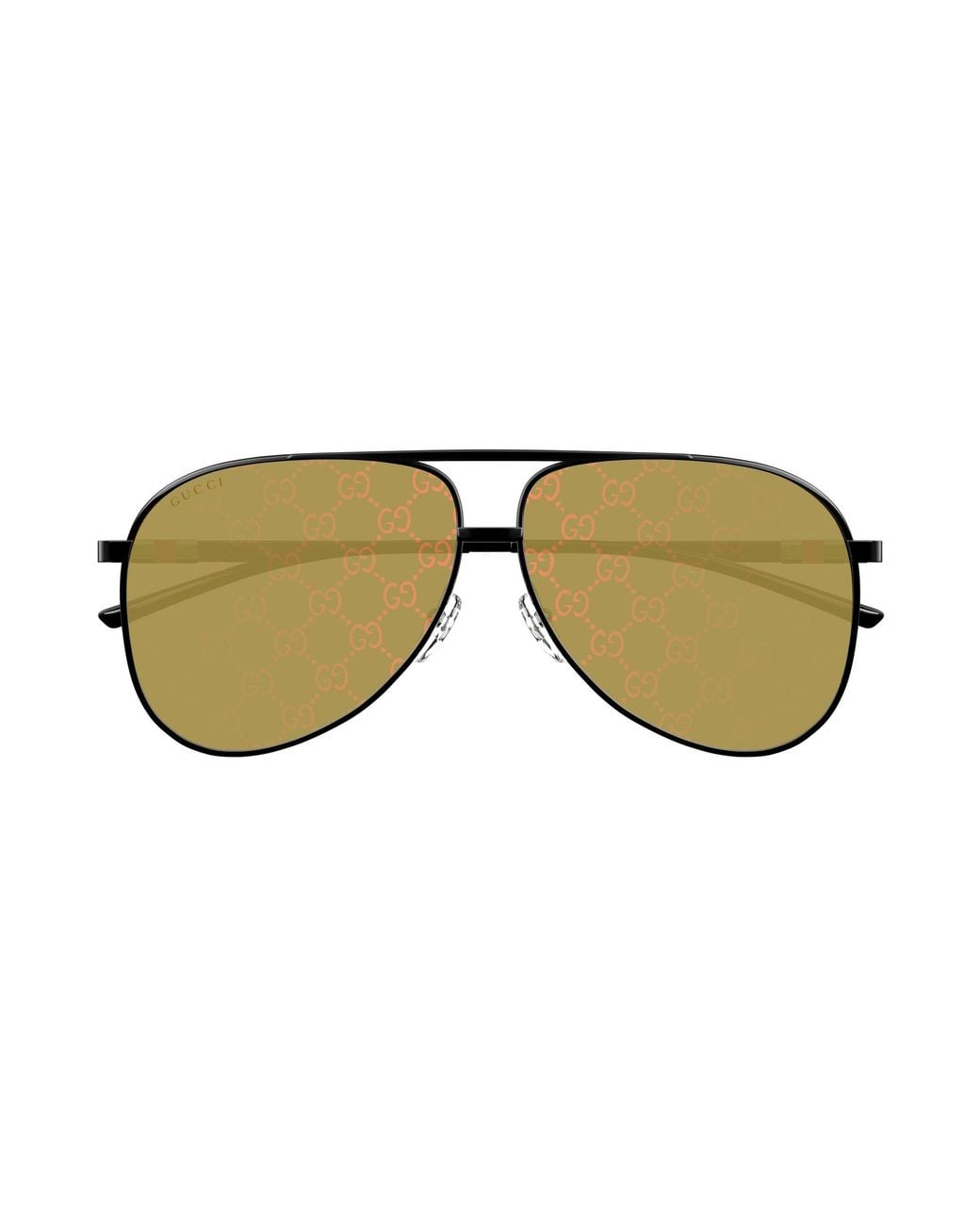 Gucci Black Gg1677S 005 Sunglasses Metal Pilot for men