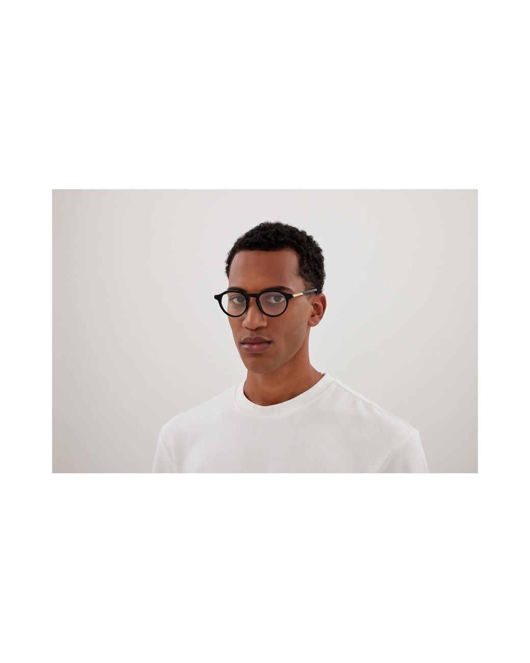 Bottega Veneta Black Bv1263O 005 Optical Frames Acetate Transparent Round for men