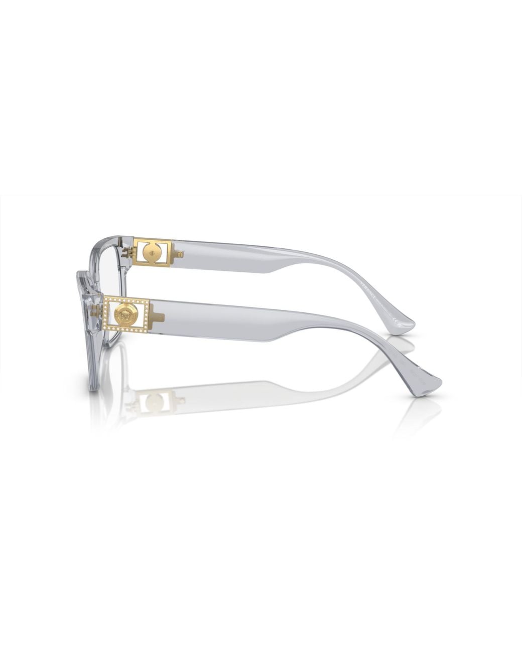 Versace Black Ve3329B 5305 Optical Frames Acetate Transparent Squared Normal