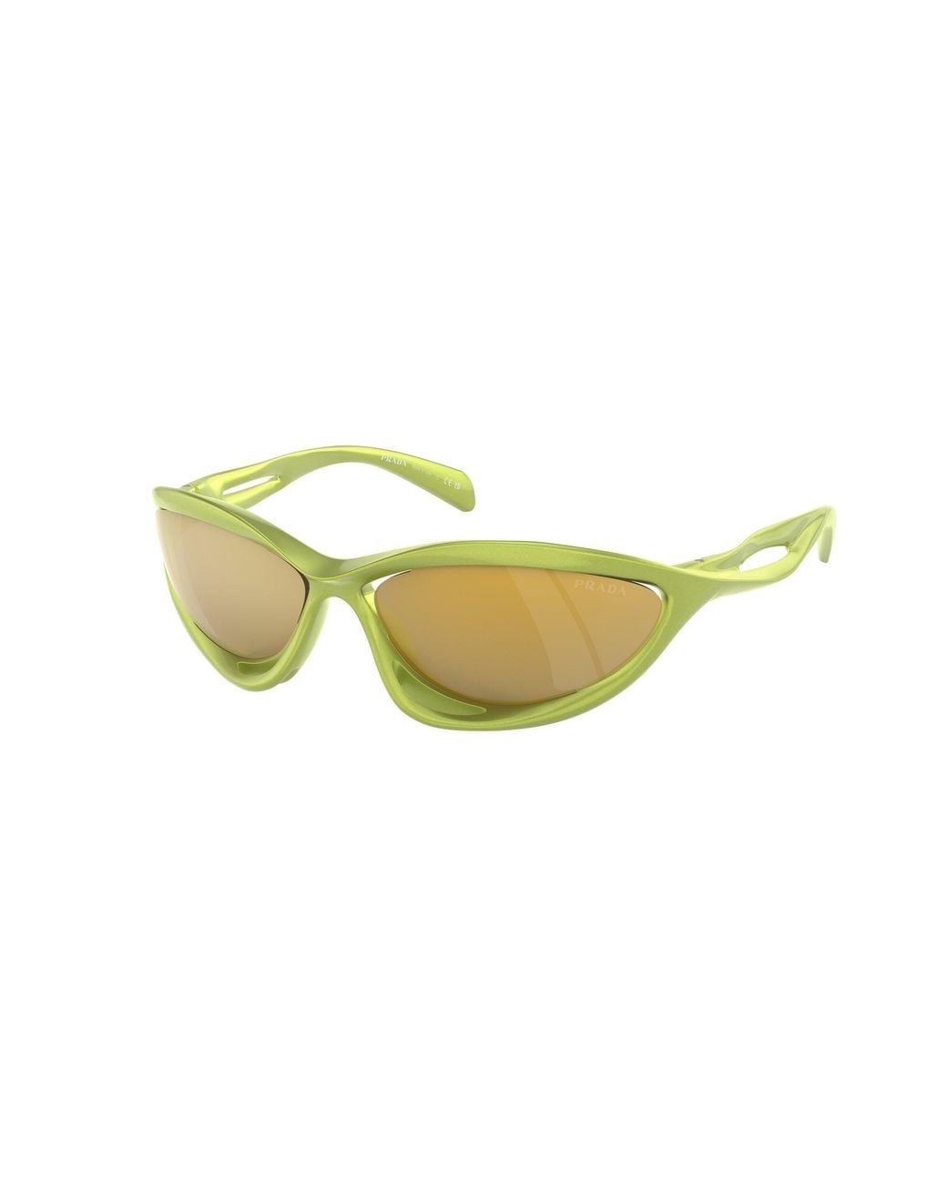Prada Black Pr A26S 17V20H Sunglasses Injected Cat Eye Normal Mirror for men