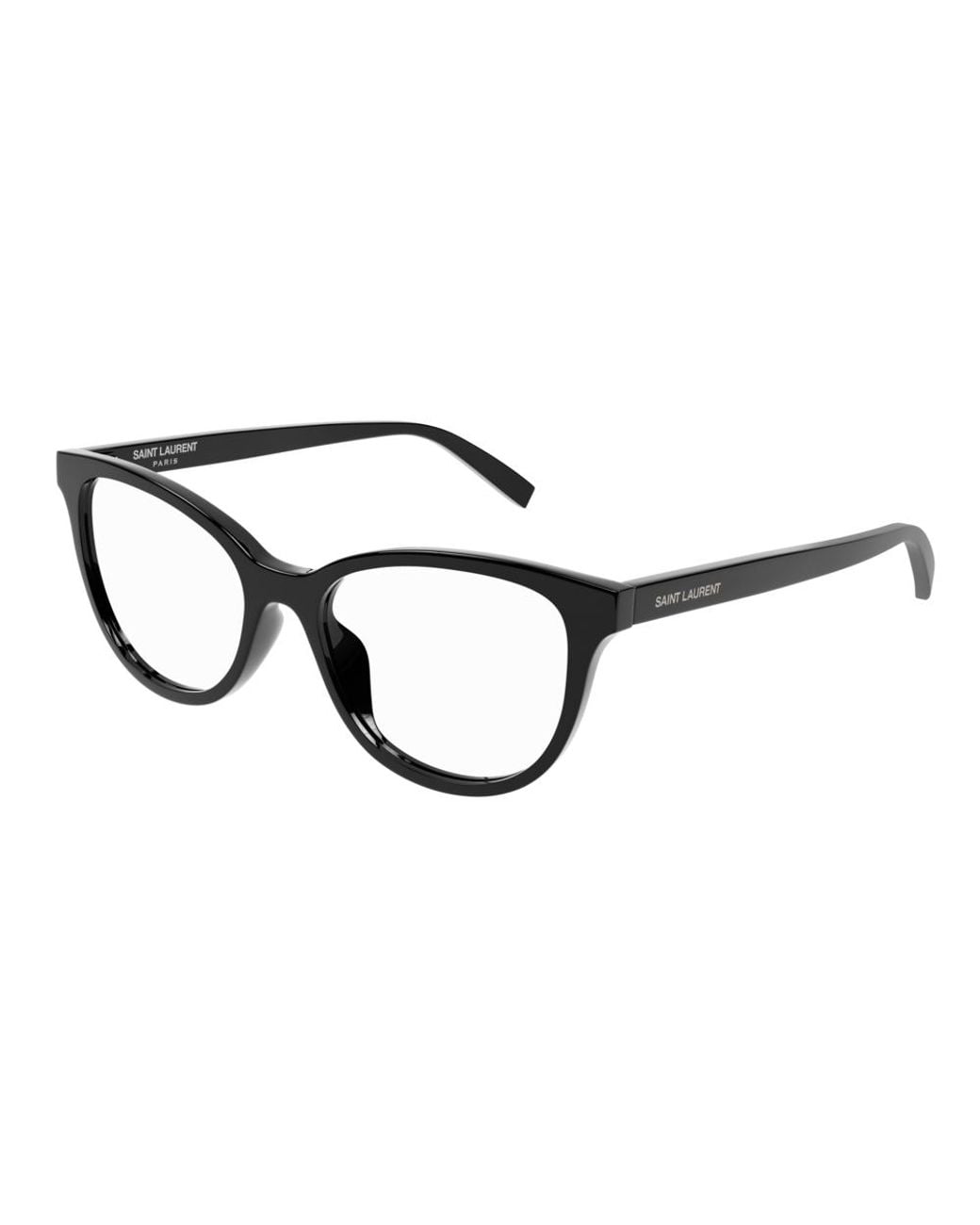 Saint Laurent Black Sl 504 001 Optical Frames Acetate Transparent Cat Eye