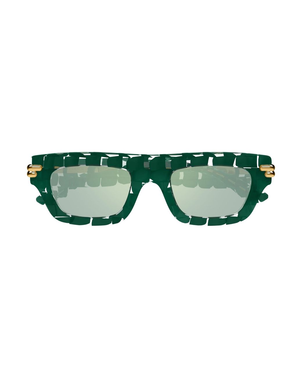 Bottega Veneta Green Bv1321S 003 Sunglasses Acetate Squared
