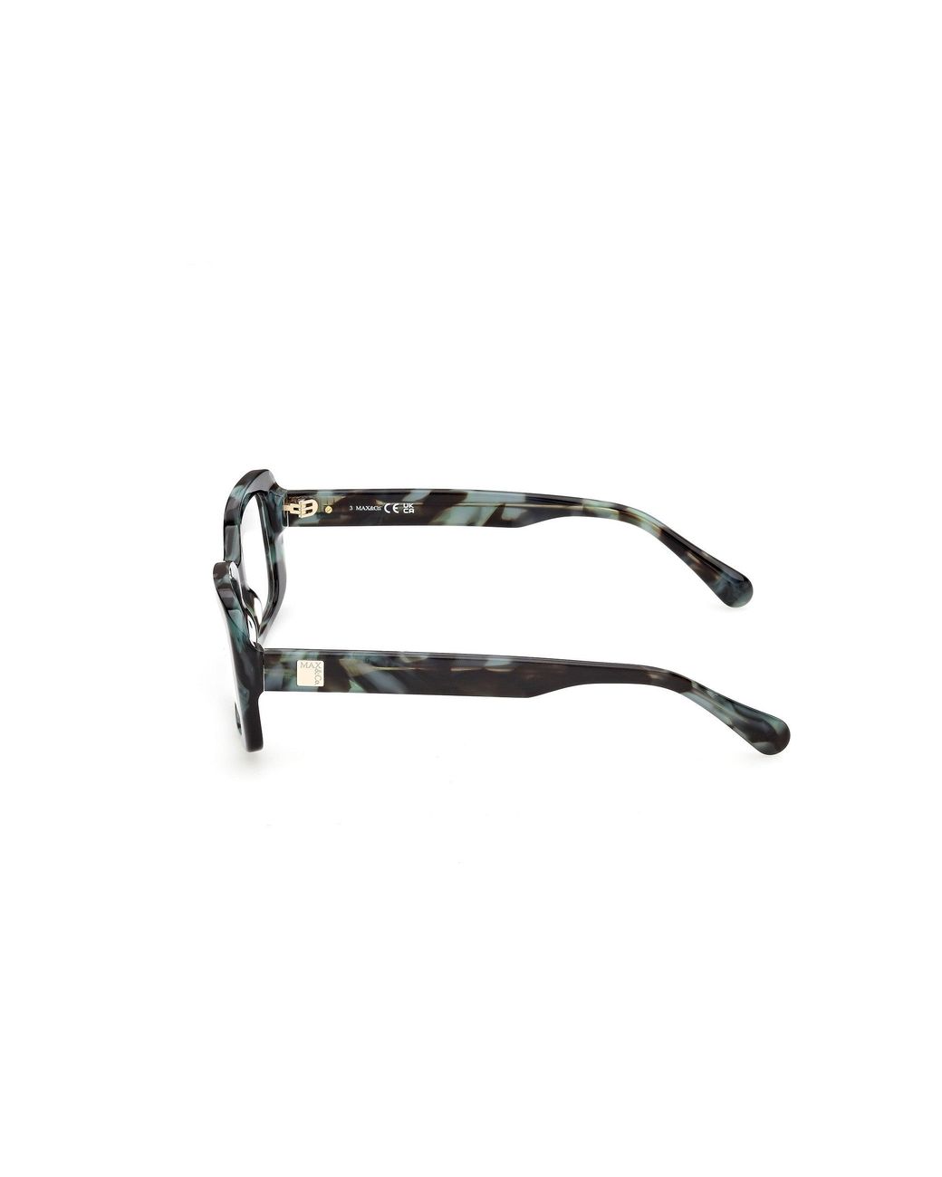 MAX&Co. Black Mo5241 55 Optical Frames Acetate Squared Normal