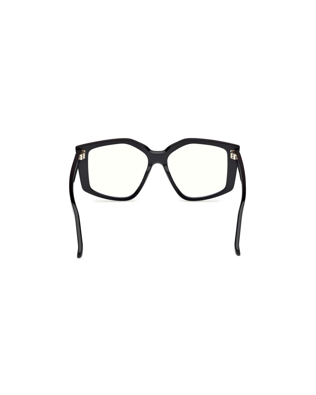 Max Mara Black Mm5162-B 001 Optical Frames Acetate Geometric Normal