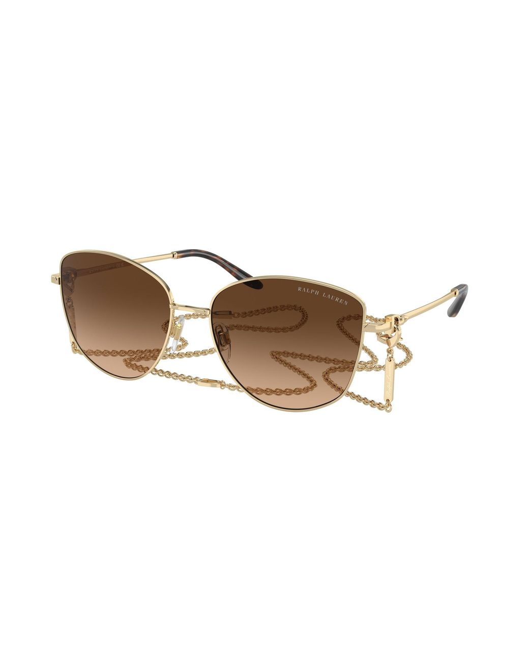 Ralph Lauren Black Rl7079 The Vivienne 915074 Sunglasses Metal Round Normal Shaded