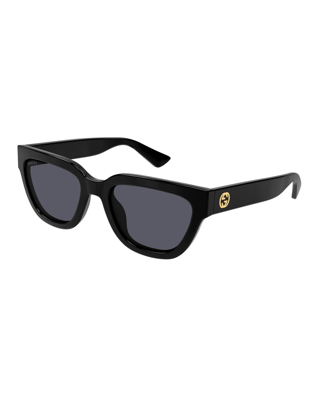 Gucci Black Gg1578S 001 Sunglasses Injected Cat Eye