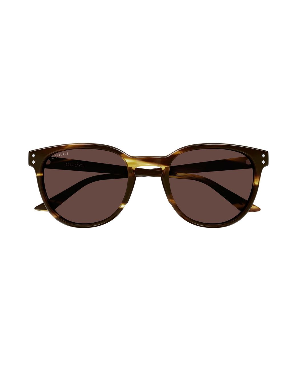 Gucci Black Gg2134Sa 002 Sunglasses Acetate Round for men