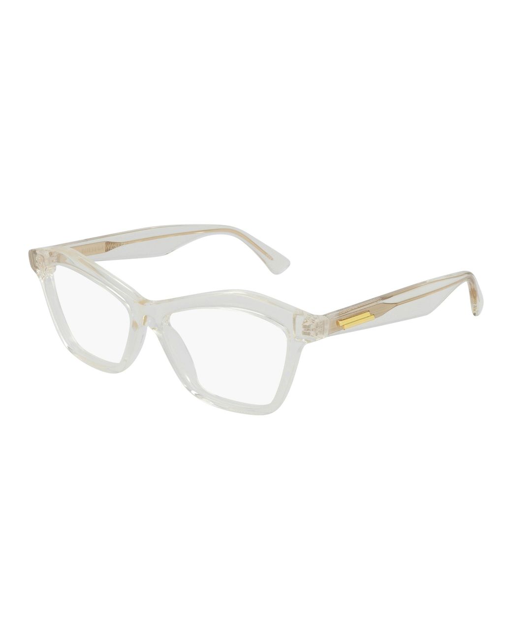 Bottega Veneta Black Bv1096O 004 Optical Frames Acetate Transparent Cat Eye