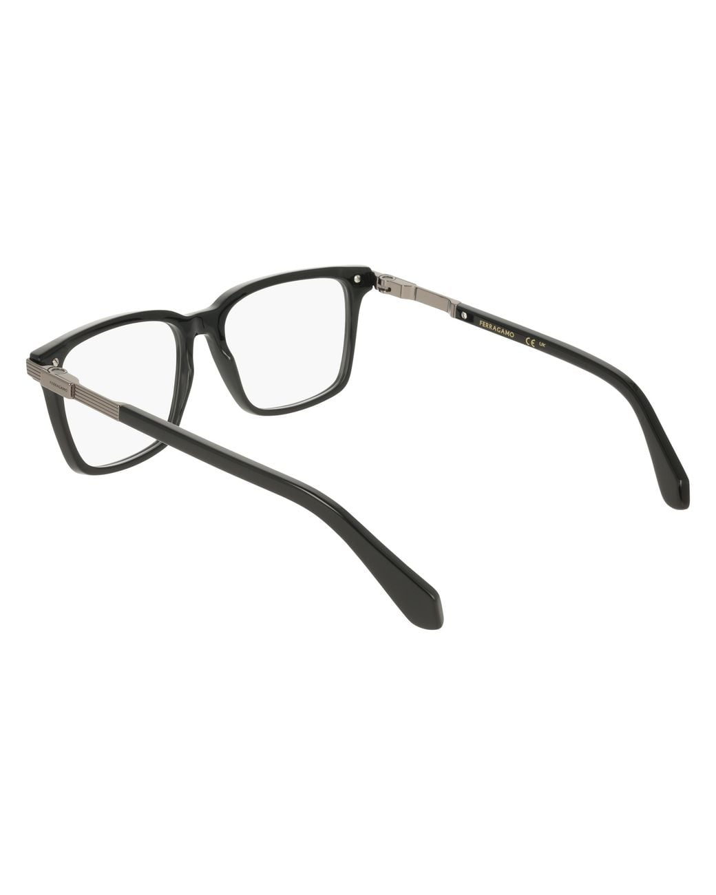 Ferragamo Black Sf3065 001 Optical Frames Acetate Squared Normal for men