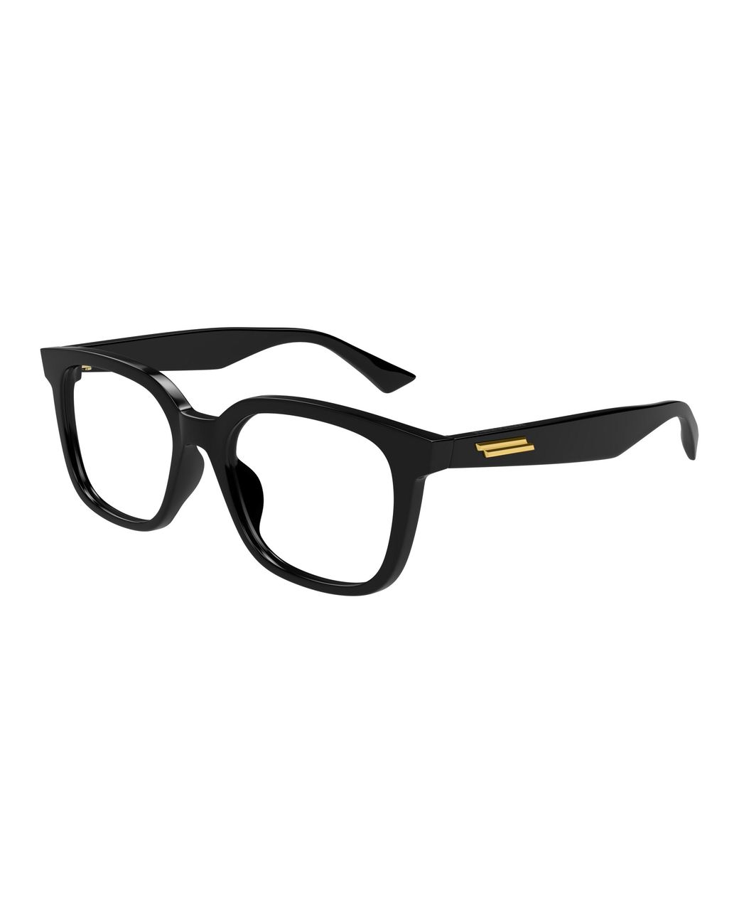 Bottega Veneta Black Bv1334Oa 001 Optical Frames Acetate Transparent Squared