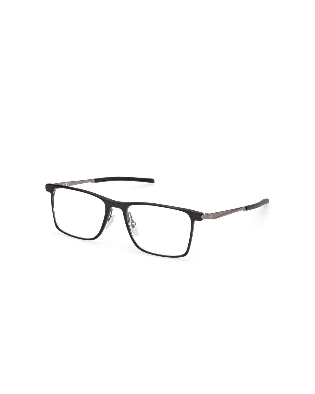 Adidas Originals Black Sp5105 002 Optical Frames Metal Squared Normal for men