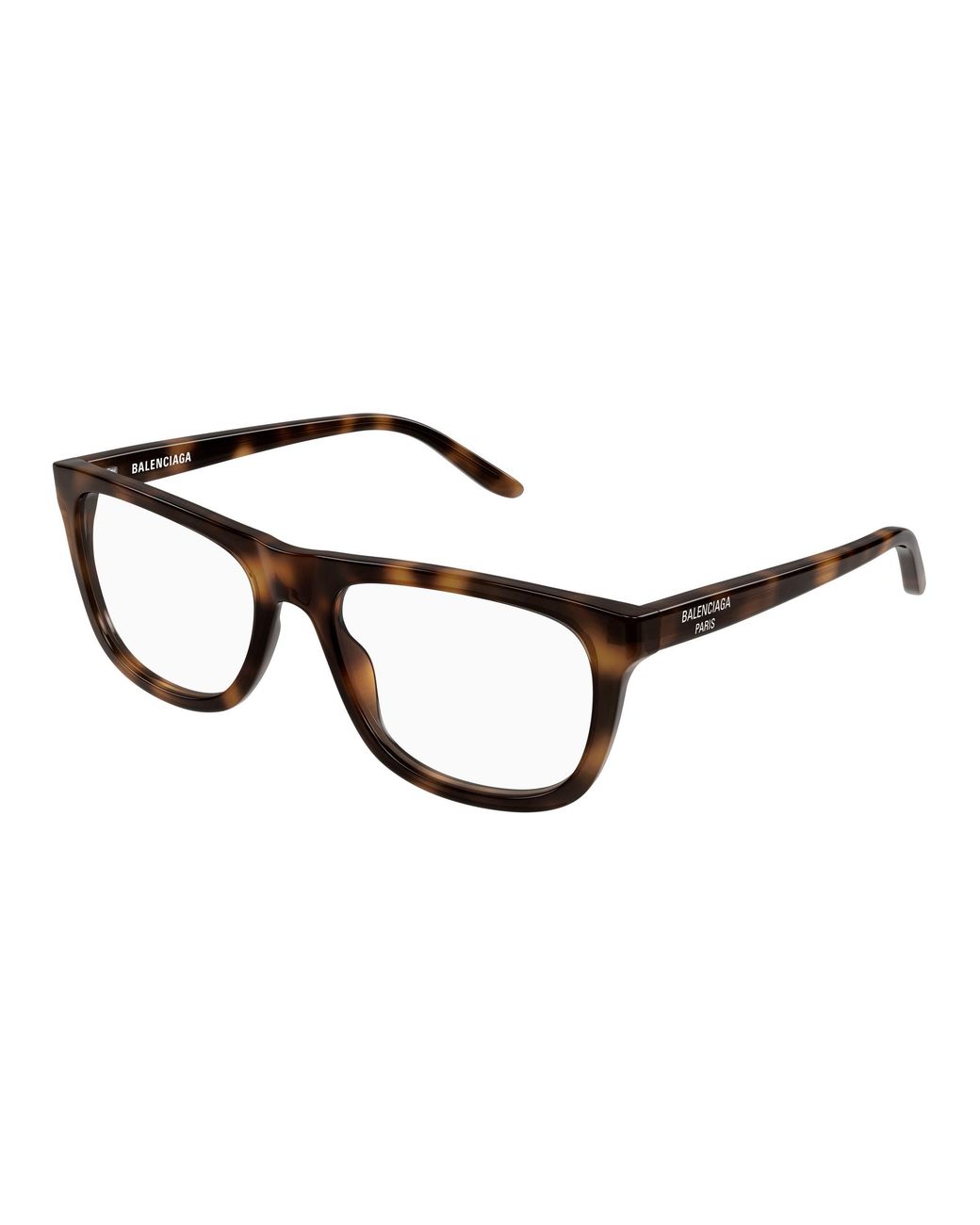 Balenciaga Black Bb0498O 003 Optical Frames Acetate Transparent Squared for men