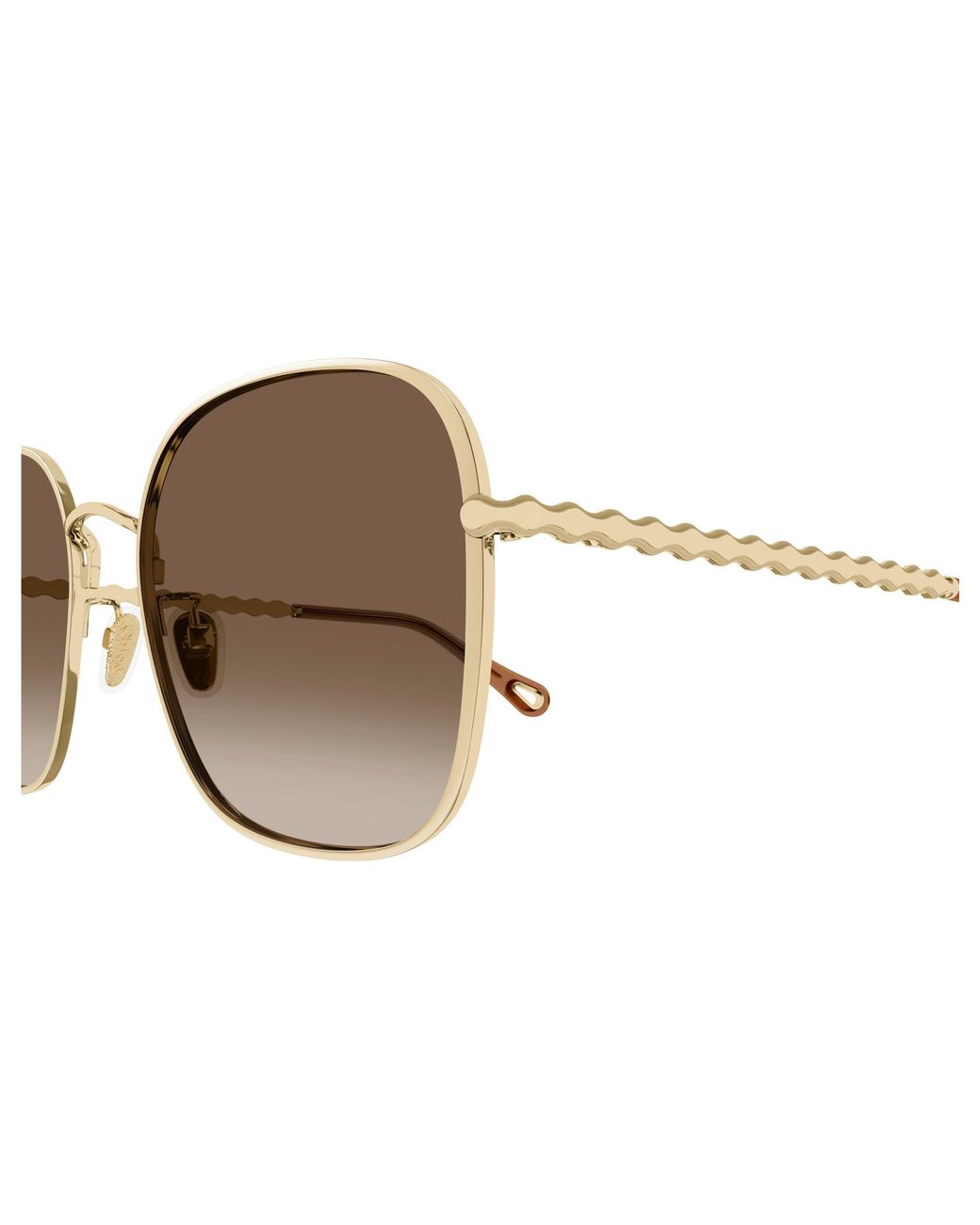 Chloé Black Ch0255Sk 003 Sunglasses Metal Squared