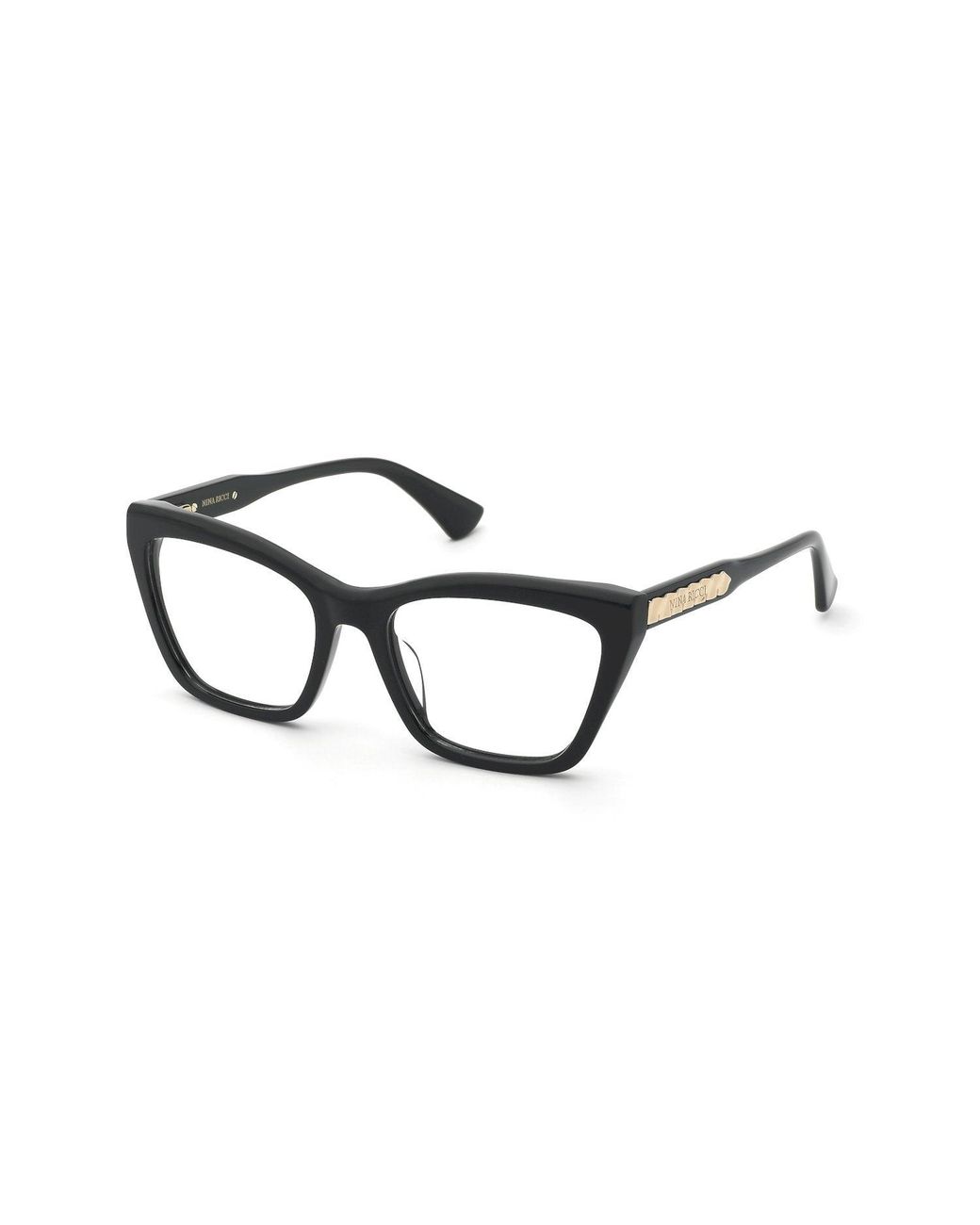 Nina Ricci Black Vnr447 700 Optical Frames Acetate Butterfly