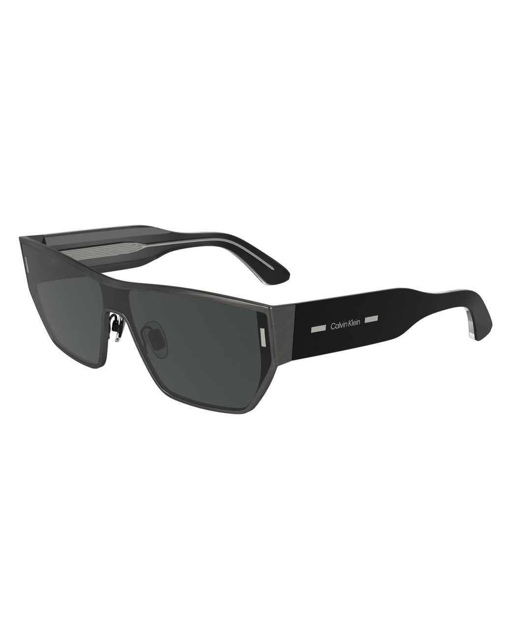 Calvin Klein Black Ck25102S 070 Sunglasses Metal Squared Normal