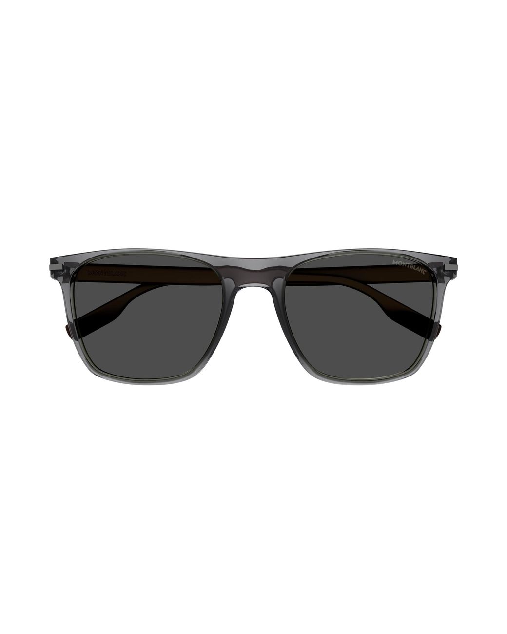 Montblanc Black Mb0248S 004 Sunglasses Acetate Squared Normal for men