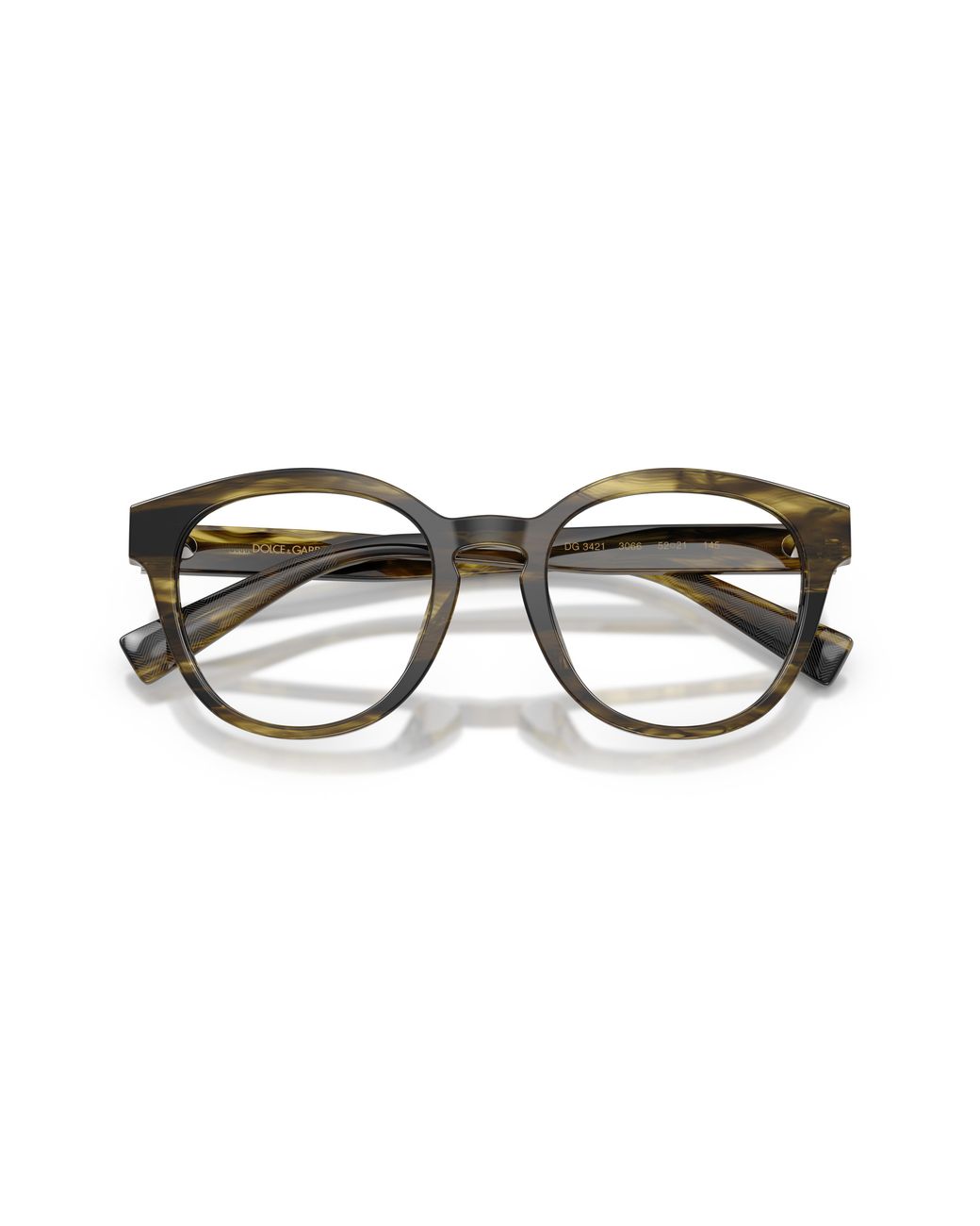 Dolce & Gabbana Black Dg3421 3066 Optical Frames Acetate Transparent Pantos Normal for men