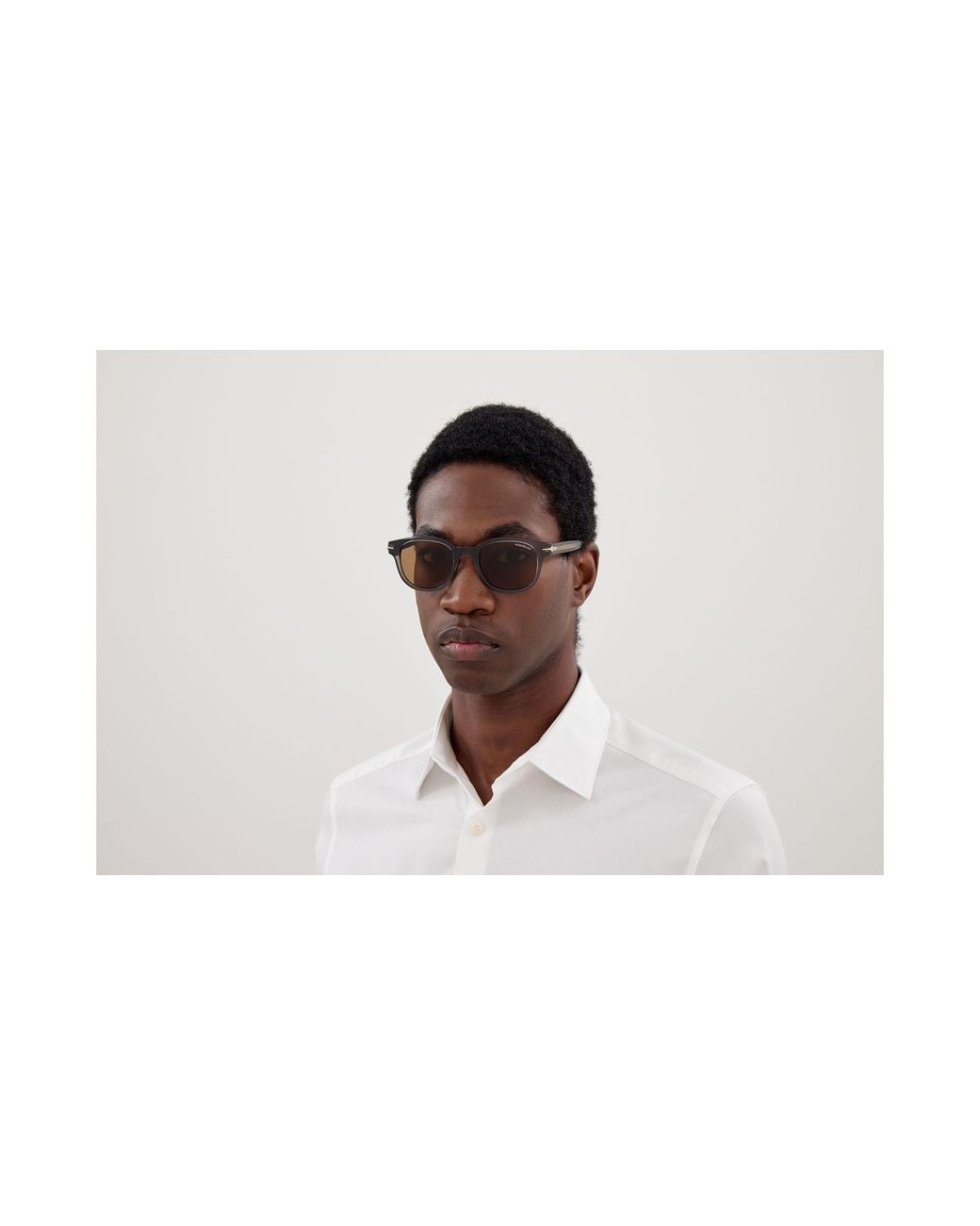 Montblanc Black Mb0435S 003 Sunglasses Acetate Round for men