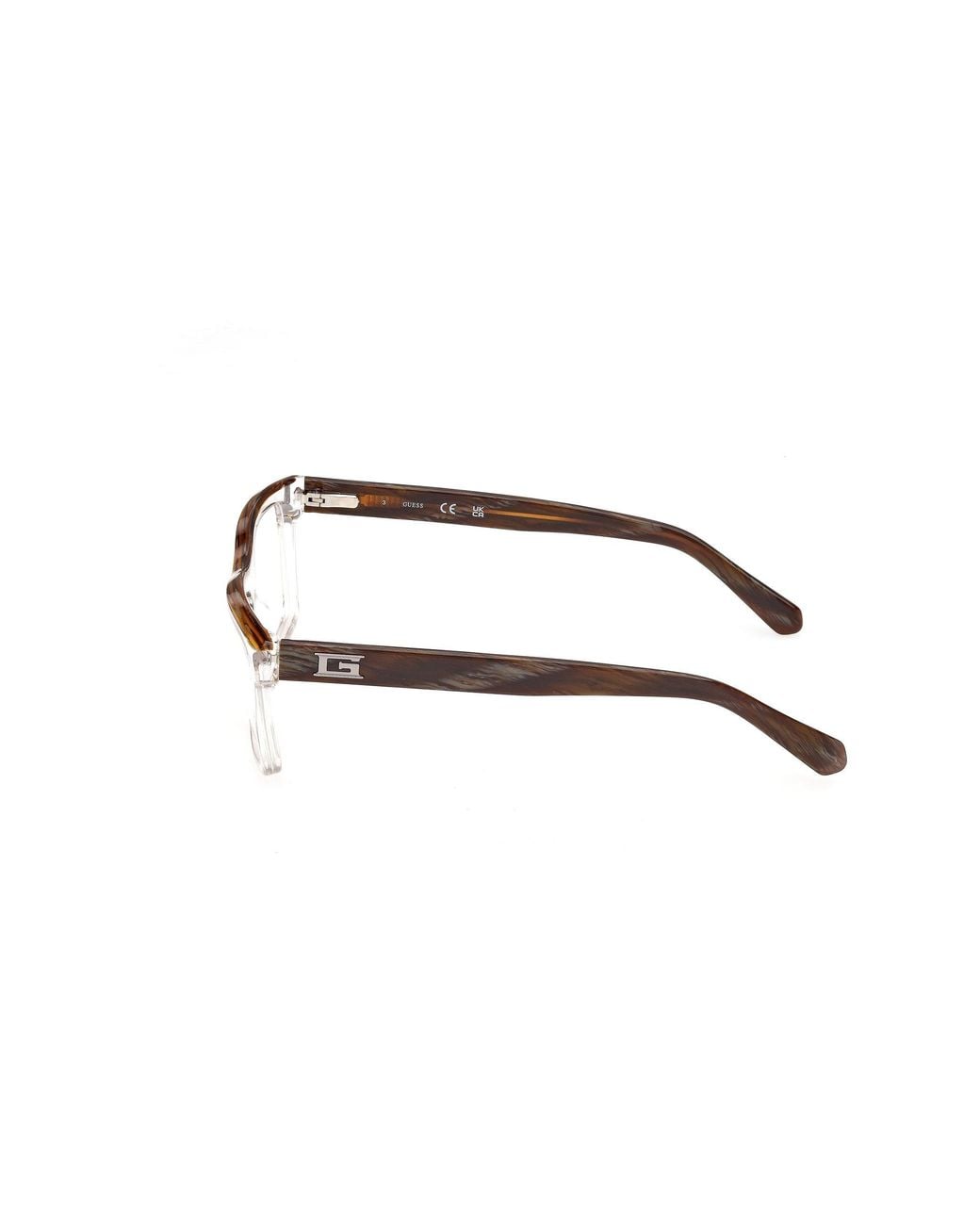 Guess Black Gu50452 26 Optical Frames Acetate Squared Normal for men