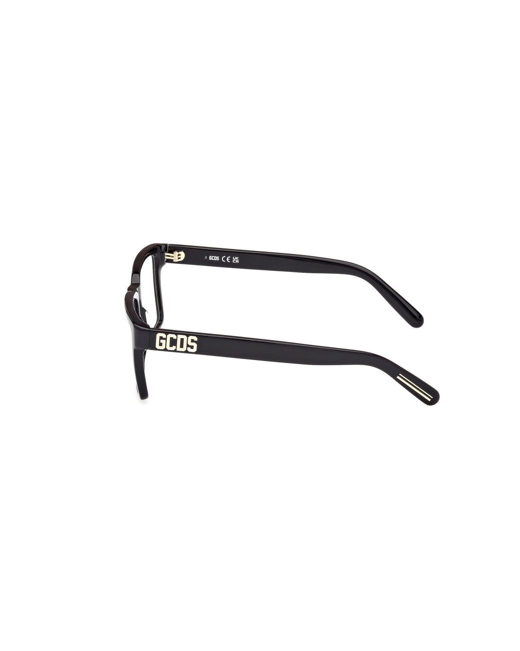Gcds Black Gd5033 001 Optical Frames Acetate Squared Normal