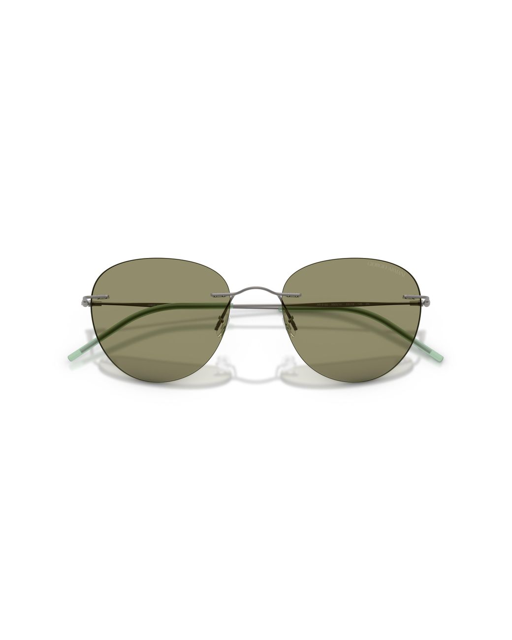 Giorgio Armani Black Ar6182 300314 Sunglasses Metal Round Normal for men