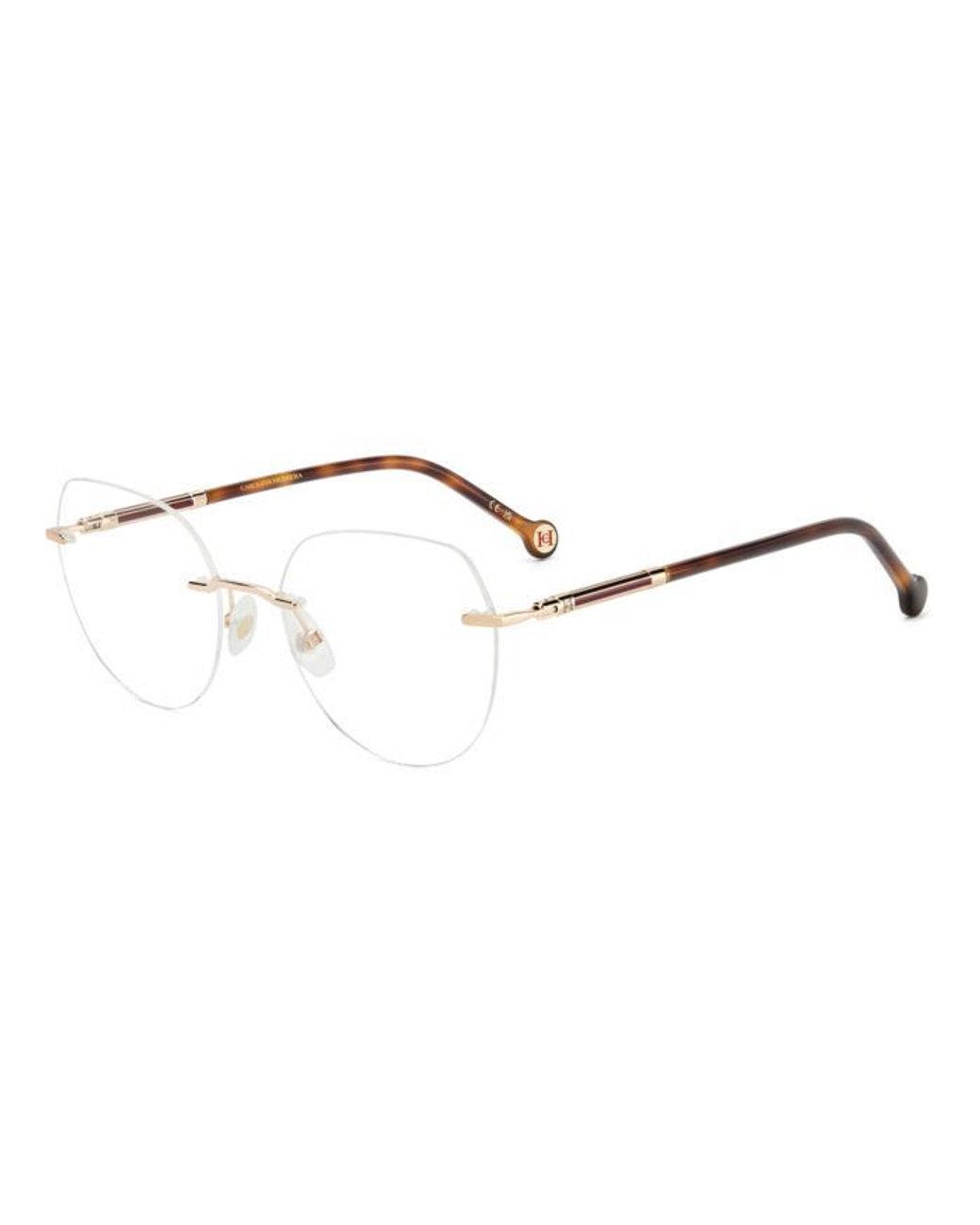 Carolina Herrera Her 0235 S0D Optical Frames Metal Cat Eye in Black ...