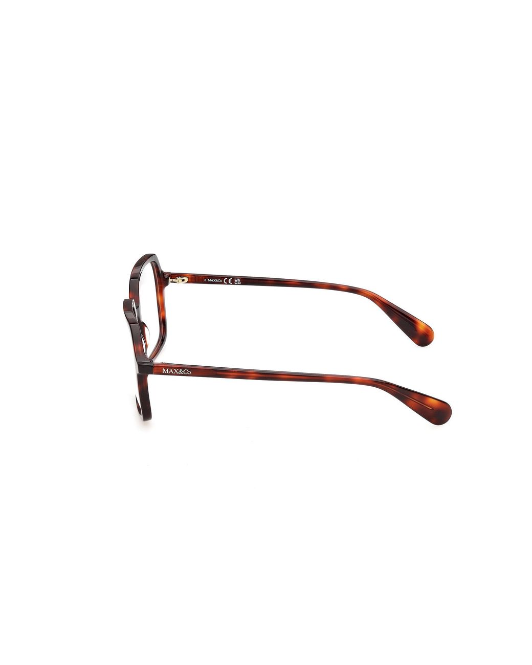 MAX&Co. Black Mo5239 52 Optical Frames Acetate Squared Normal