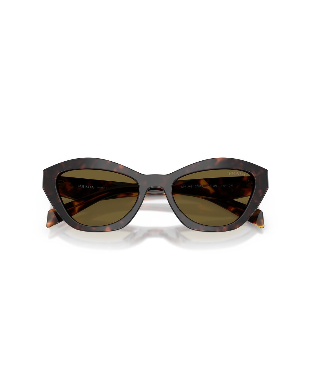 Prada Black Pr A02S 17N09Z Sunglasses Acetate Butterfly Normal