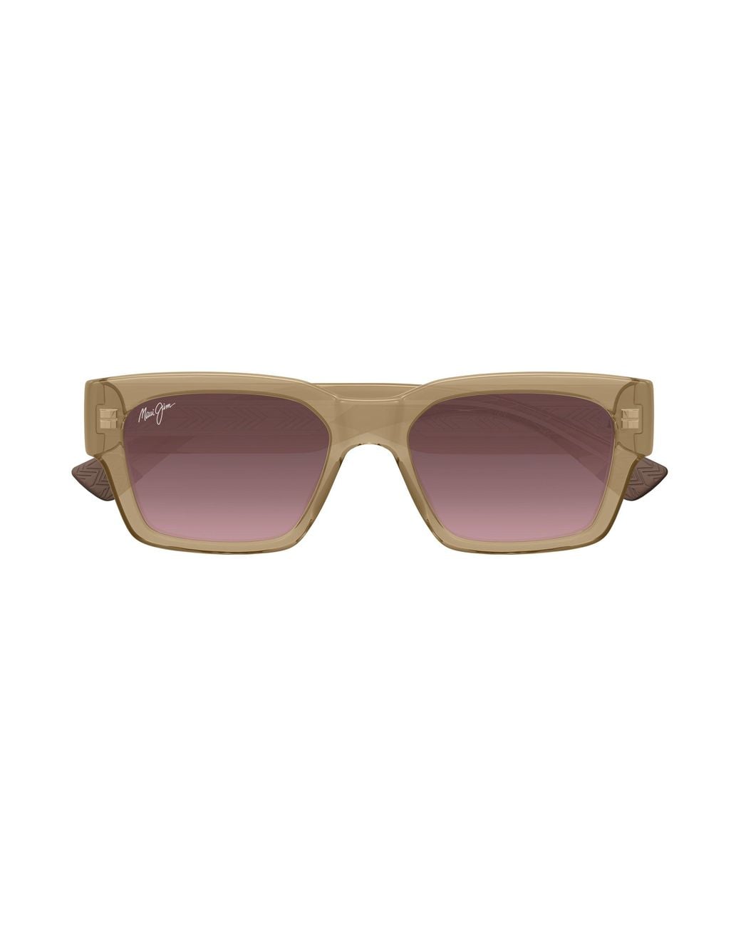 Maui Jim Black Mj0642S 004 Occhiali Da Sole Bio-Iniettato Rosa Squadrata